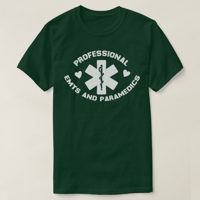 Camiseta professional EMTs and paramedics gift 2 (Diseño del anverso)