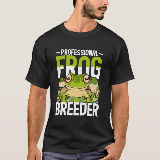 Camiseta Professional Frog Breeder (Anverso)