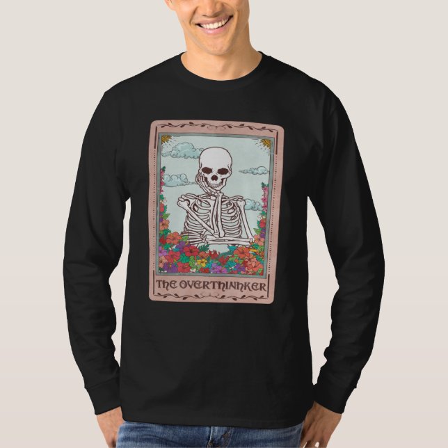 Camiseta Professional Overthinker Colorful Skull Overthinki (Anverso)