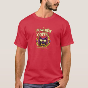 Camiseta Professor Purr-Ple™ – Impulsado por Café