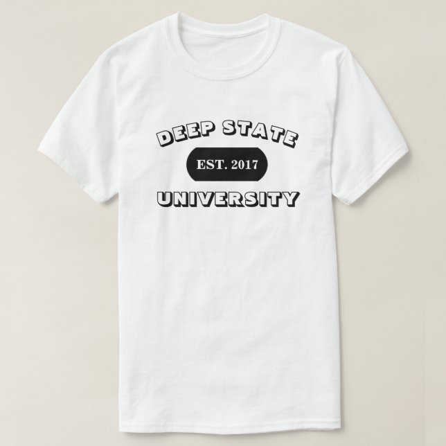 CAMISETA PROFUNDA UNIVERSIDAD ESTATAL EST. 2017 (Diseño del anverso)