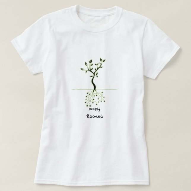 Camiseta profundamente arraigado (Diseño del anverso)