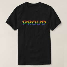Camiseta Profundamente letras de arco iris
