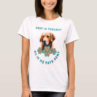 Camiseta Profundamente pensativo