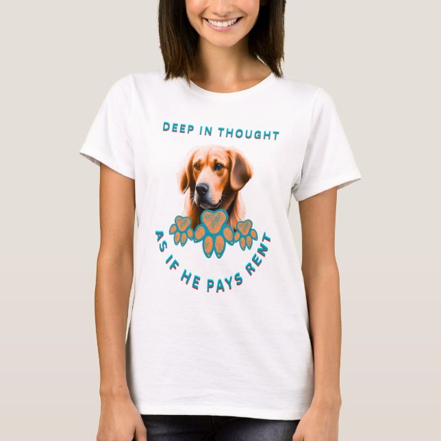 Camiseta Profundamente pensativo (Anverso)