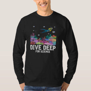Camiseta Profundidad De La Ciencia Scuba Bucear Biología Ma