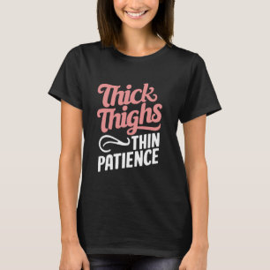 Camiseta Profundidad delgada Paciencia delgada