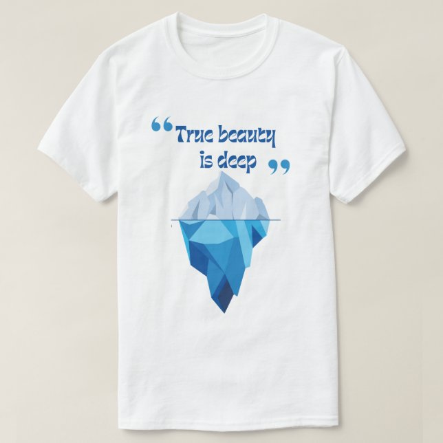 Camiseta Profundidad oculta - T-Shir masculino de Iceberg (Diseño del anverso)