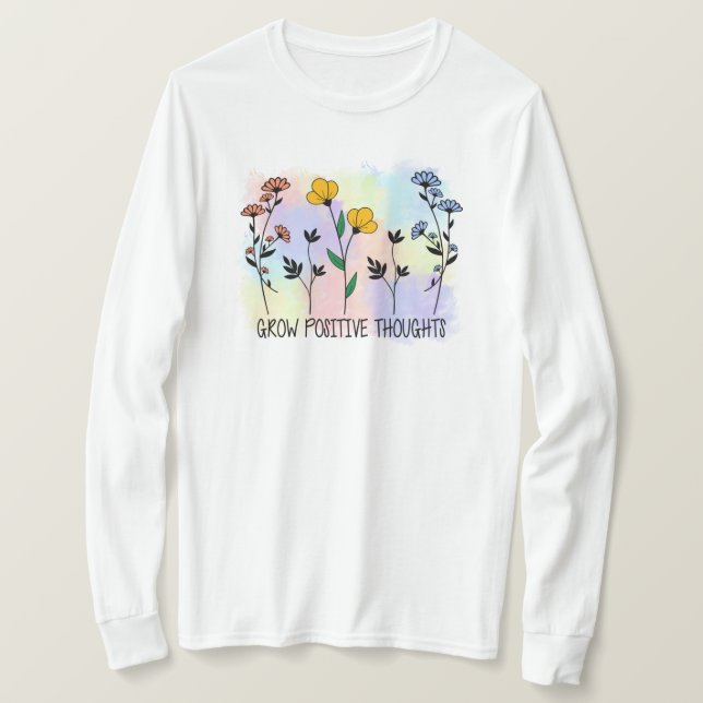 Camiseta Profundizar pensamientos positivos (Anverso del diseño)