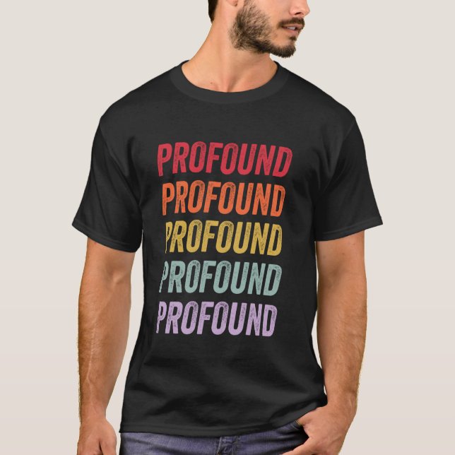Camiseta Profundo (Anverso)