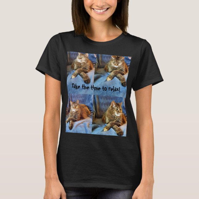 CAMISETA PROFUNDO EN EL PENSAMIENTO KITTY (Anverso)