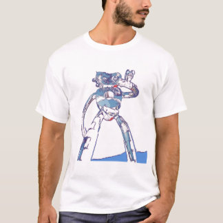 Camiseta Profundo Robot Ellum en pie