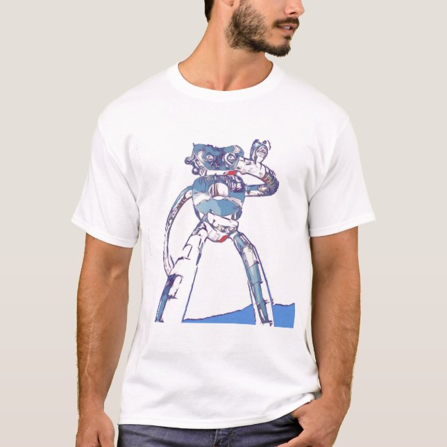Camiseta Profundo Robot Ellum en pie (Anverso)