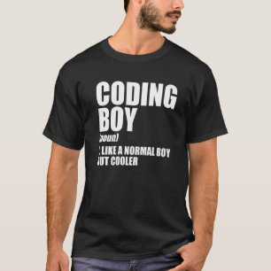 Camiseta Prog. del desarrollador de software Coding Boy Def