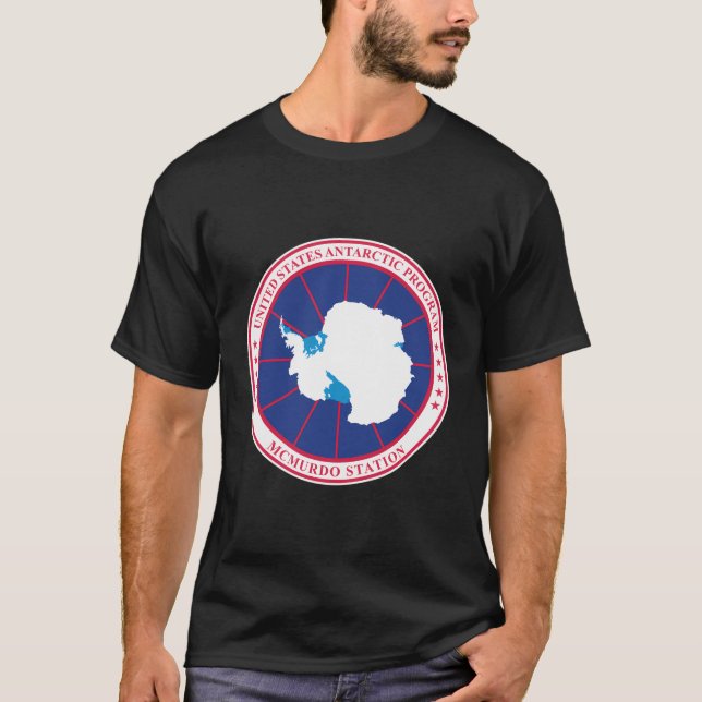 Camiseta Programa Antártico De Ee.Uu. Antártida (Anverso)