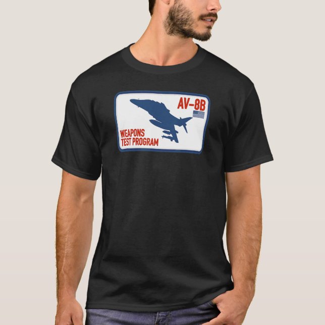 Camiseta Programa Av 8b De Ensayo De Vuelo 1 (Anverso)