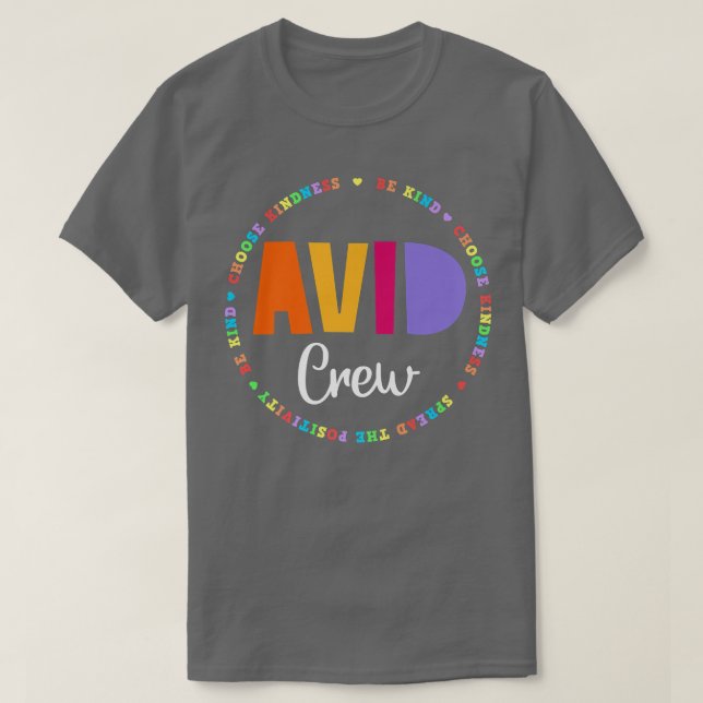 Camiseta Programa AVID de equipo Educador Apreciación de Ma (Diseño del anverso)