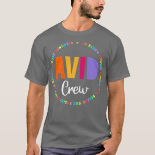 Camiseta Programa AVID de equipo Educador Apreciación de Ma