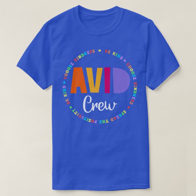 Camiseta Programa AVID de equipo Educador Apreciación del P (Diseño del anverso)
