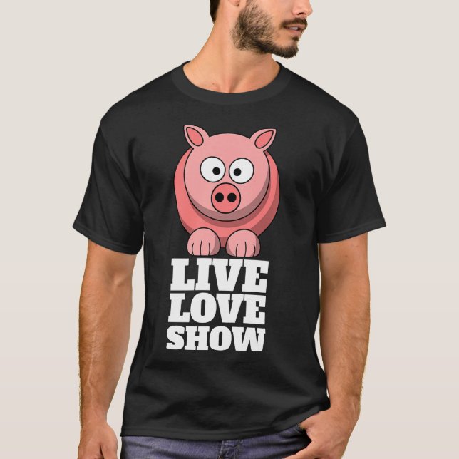 Camiseta Programa de amor en vivo Condado Feria de Cerdos E (Anverso)