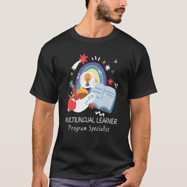 Camiseta Programa de aprendizaje multilingüe Rainbow EL (Anverso)