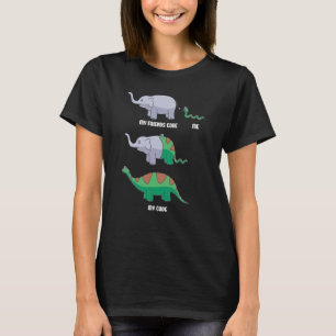 Camiseta Programa de codificación de programación de progra