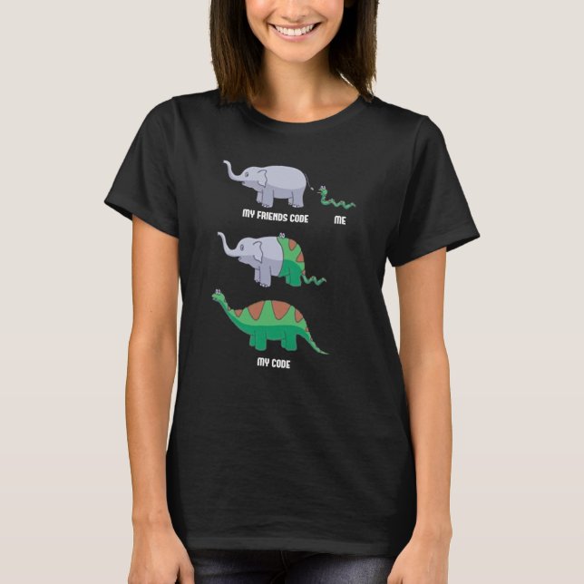 Camiseta Programa de codificación de programación de progra (Anverso)