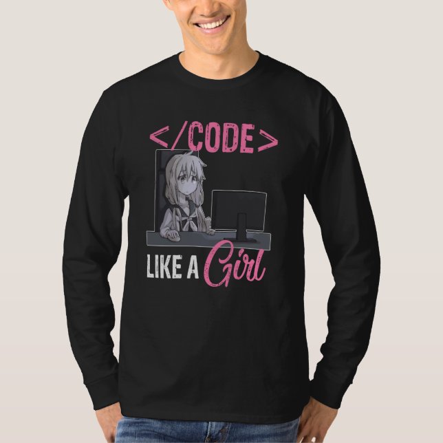 Camiseta Programa de codificación para desarrolladoras de s (Anverso)
