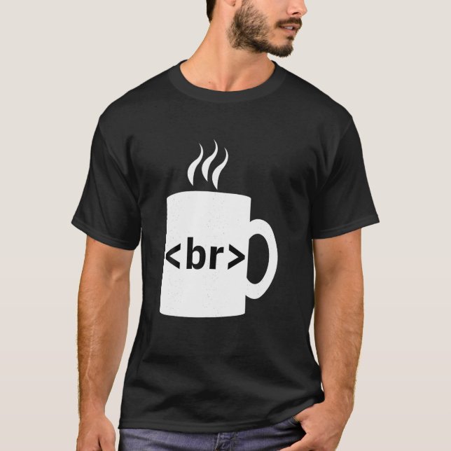 Camiseta Programa de Coffee Break JavaScript Computer Scien (Anverso)