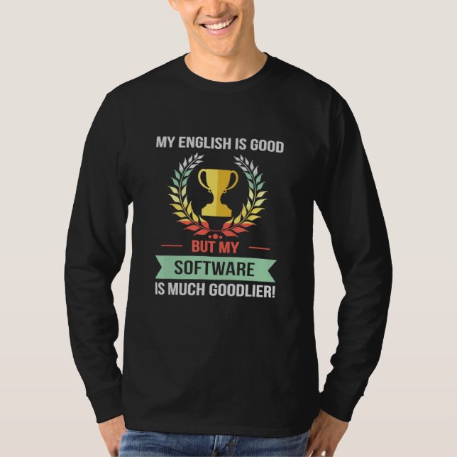 Camiseta Programa de desarrollo de software My Software Goo (Anverso)