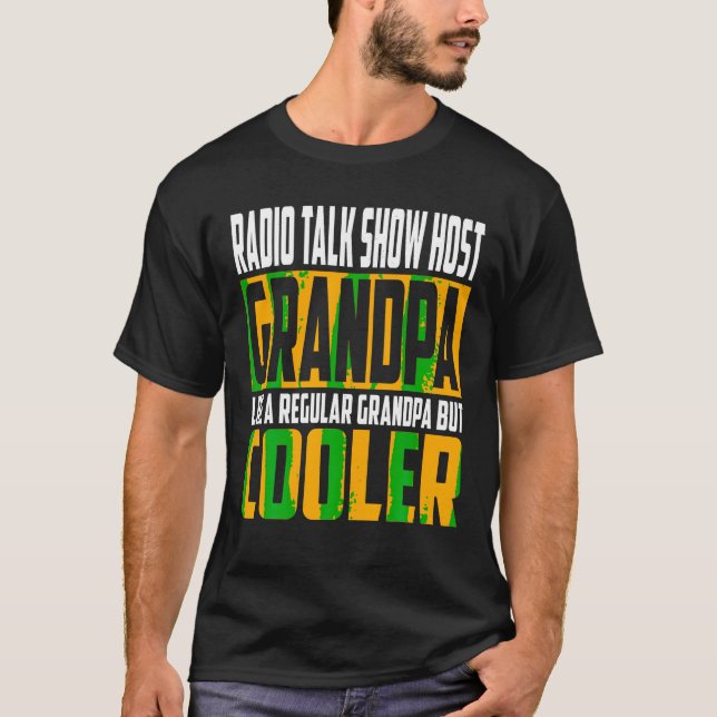 Camiseta Programa de entrevistas de radio para hombres pres (Anverso)