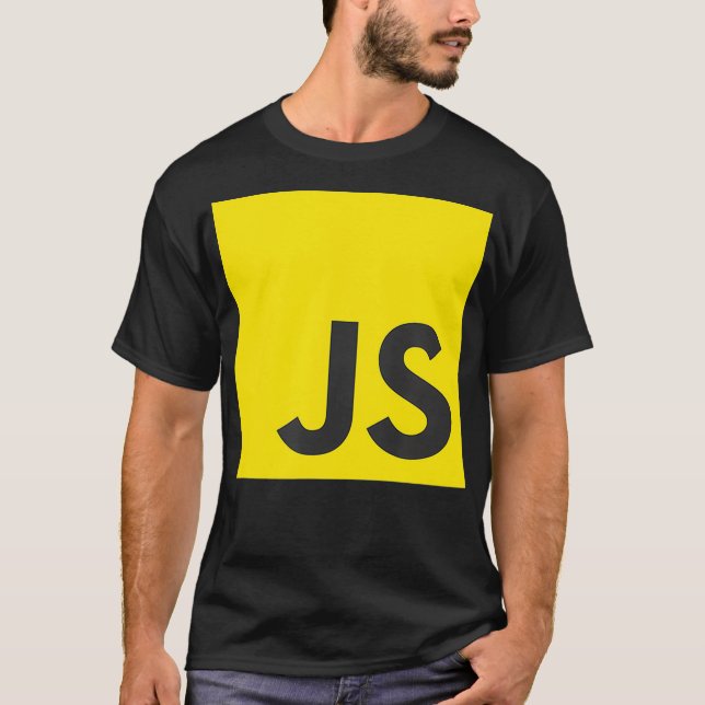 Camiseta Programa de JS de JavaScript React AngularJS Vuejs (Anverso)