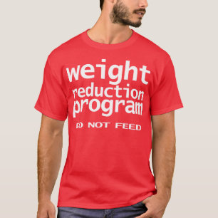 Camiseta Programa de Reducción de Peso de Tipografía Gracio
