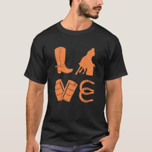 Camiseta Programa De Rodeo De Carreras De Barril De Guay Pa