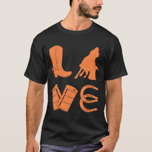 Camiseta Programa De Rodeo De Carreras De Barril De Guay Pa
