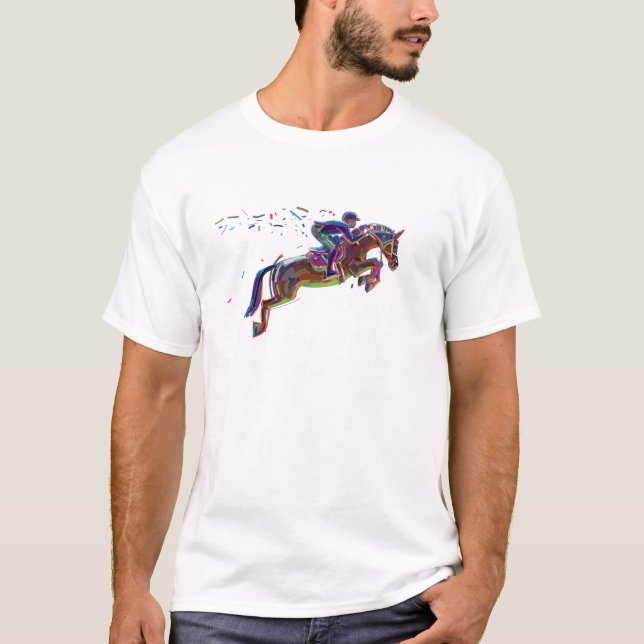 Camiseta Programa de Salto de Caballos en Inglés Acaba De S (Anverso)