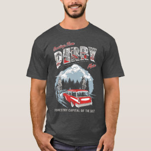 Camiseta Programa de terror retro para turistas