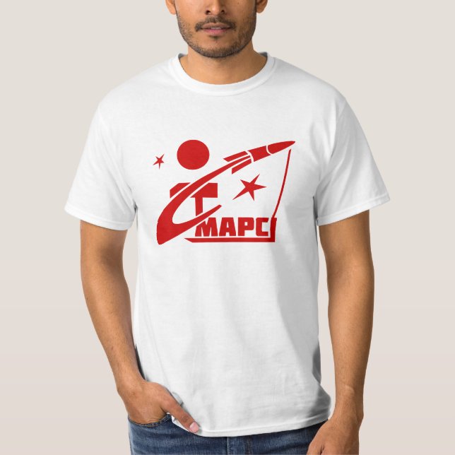 Camiseta Programa espacial de Marte del soviet (Anverso)