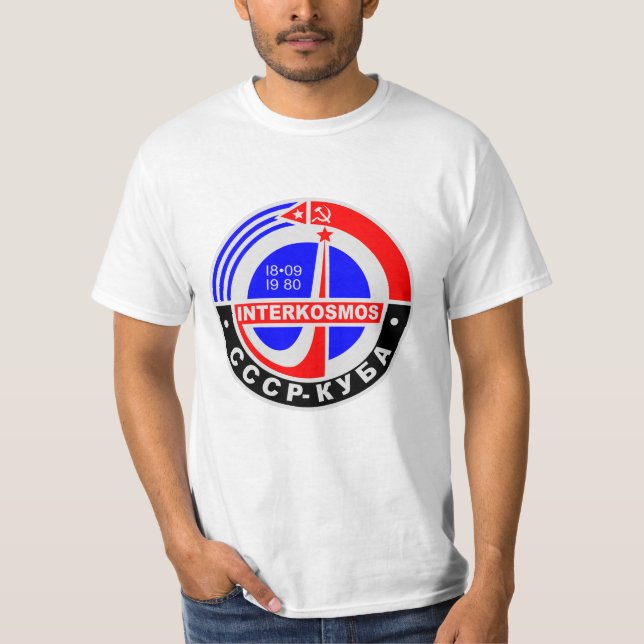 Camiseta Programa espacial del soviet de los años 80 de (Anverso)