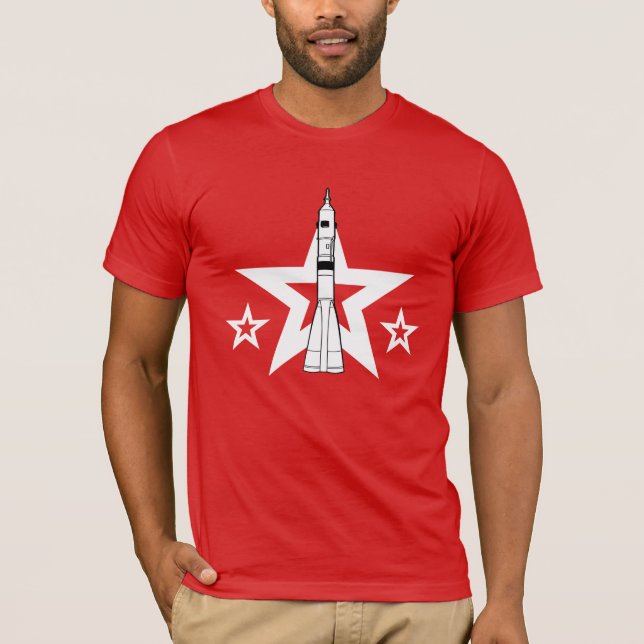 Camiseta Programa Espacial Soviético (Anverso)