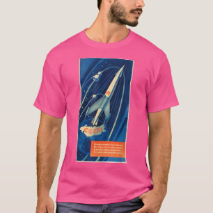 Camiseta Programa espacial soviético Unión Soviética URSS R