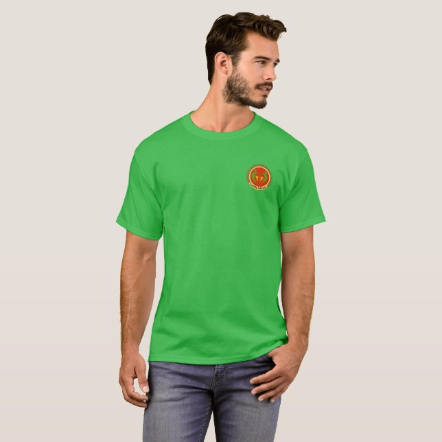 Camiseta Programa Familia Adelante Verde (Anverso completo)