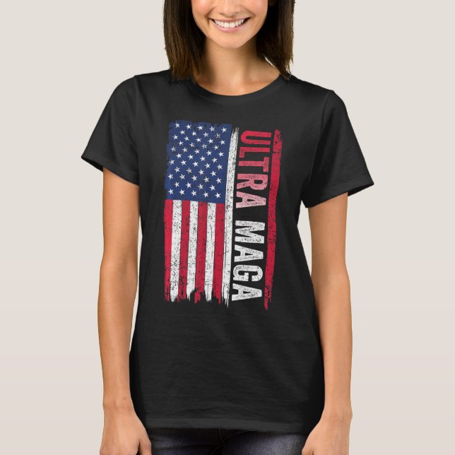 Camiseta Programa Patriótico de Bandera Americana ULTRA MAG (Anverso)