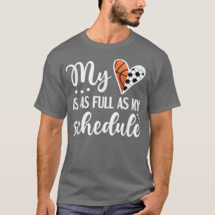 Camiseta Programación completa y juego de baloncesto con or