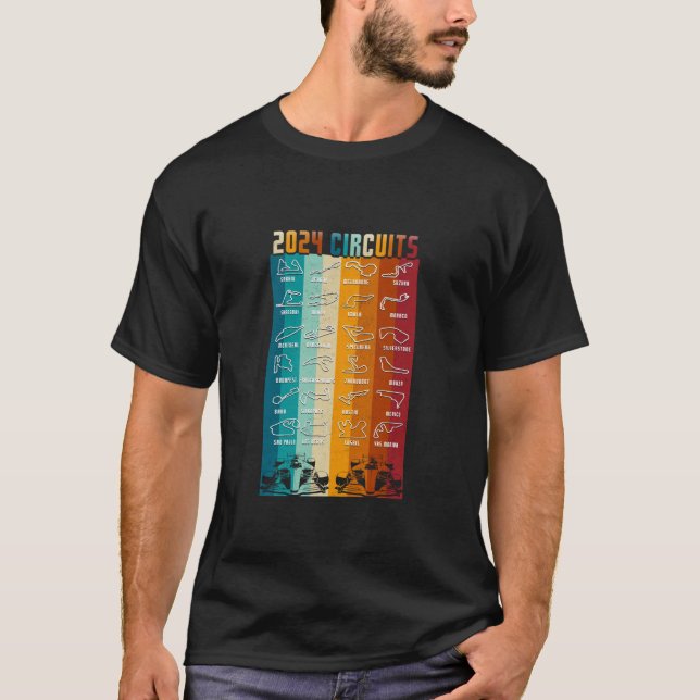 Camiseta Programación de Carreras de Fórmula de Circuits de (Anverso)