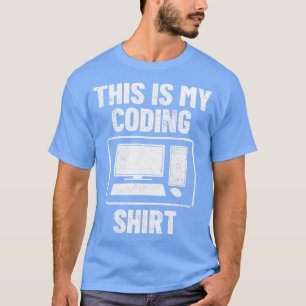 Camiseta Programación de computadoras de código 1
