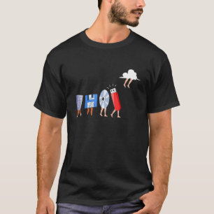 Camiseta Programación de disquetes USB de disco de ingenier
