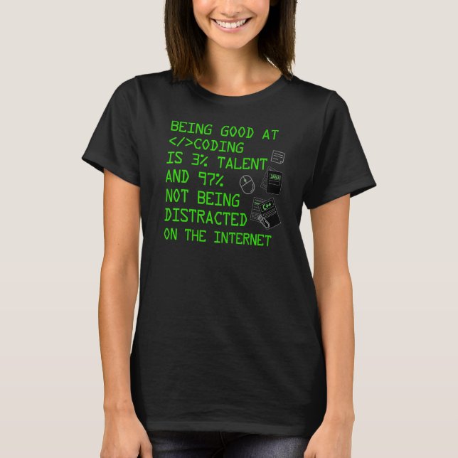Camiseta Programación de Ingeniería de Software para Hombre (Anverso)