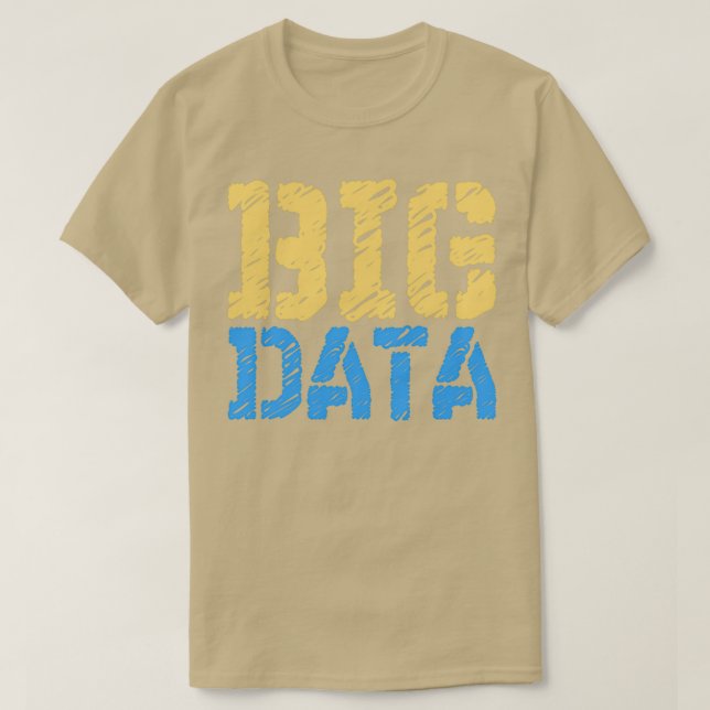 Camiseta Programación de la trimezcla de Big Data (Diseño del anverso)