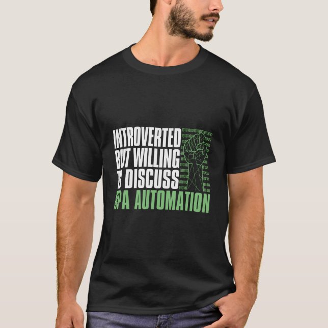 Camiseta Programación de Programador Introvertido Coder - R (Anverso)